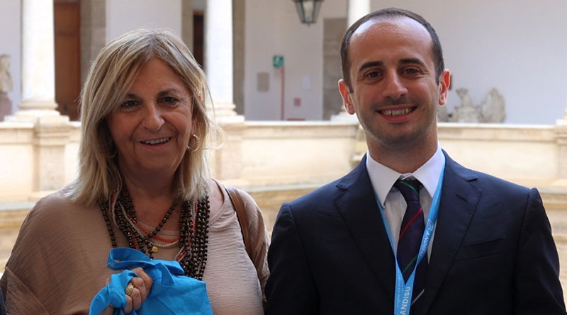 Margherita Rizza, presidente ERSU palermo e Alessandro Ciro Sciretti, presidente Andisu