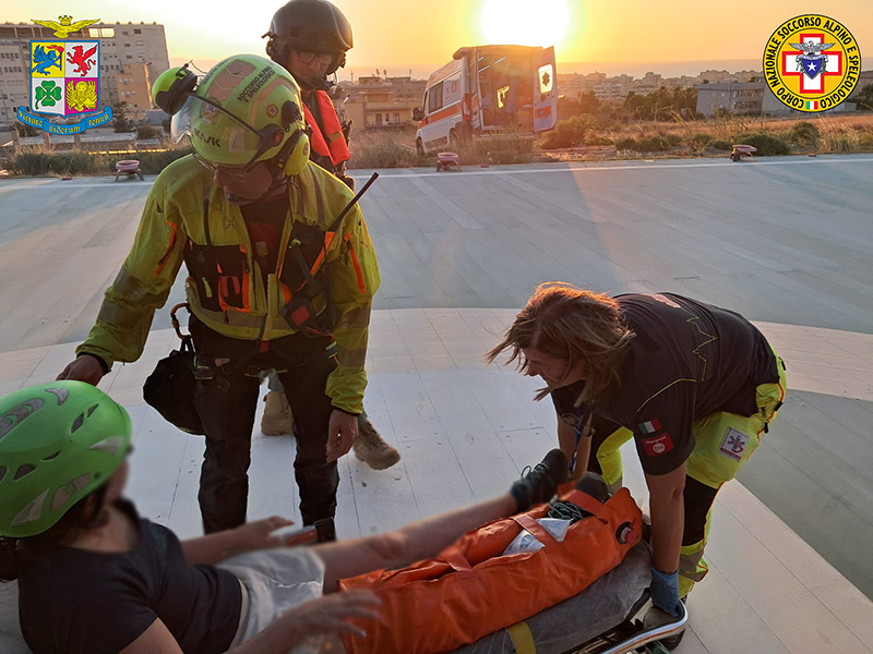 CNSAS SICILIA soccorso MARETTIMO 10.08.24