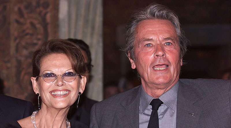 Claudia Cardinale e Alain Delon