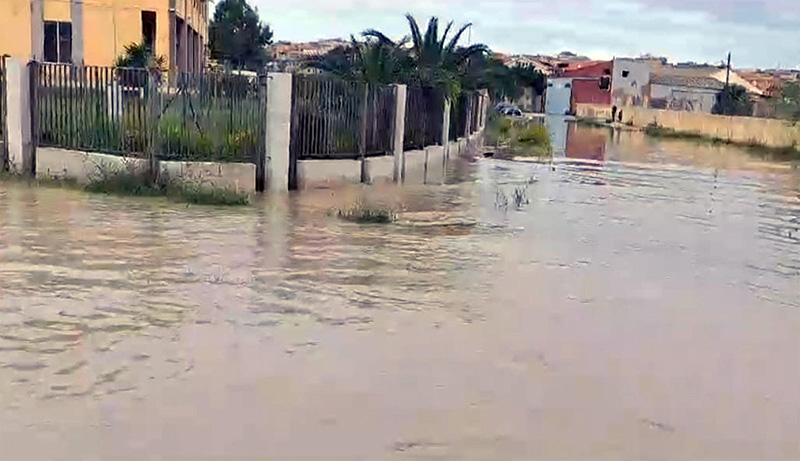 Esonda fiume Salso a Licata, persone abbandonano case